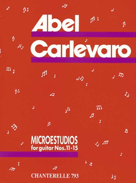 Carlevaro - Microestudios For Guitar Nos 11-15 (Softcover Book)