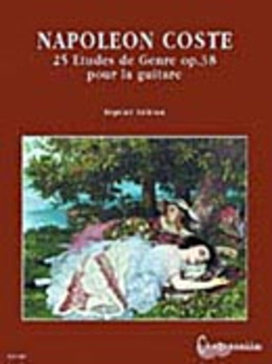 Coste - 25 Etudes De Genre Op 38 Guitar (Softcover Book)