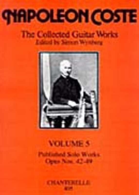 Coste - Collected Guitar Works Book 5 Op 42-49 (Softcover Book)