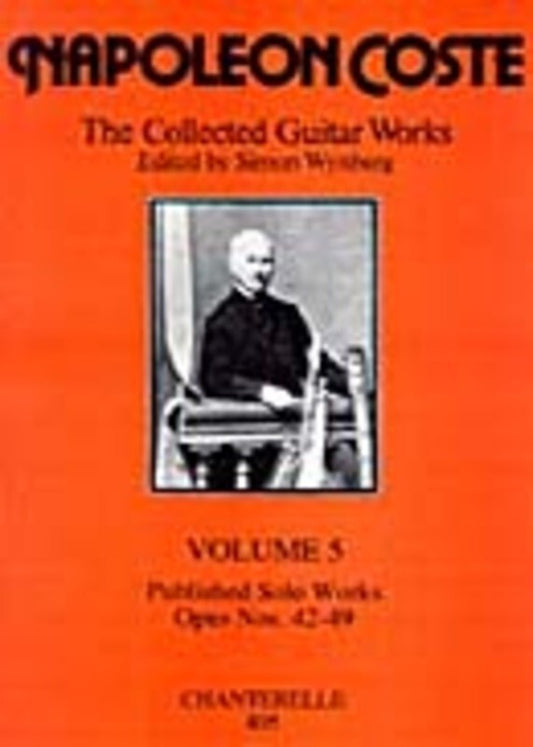 Coste - Collected Guitar Works Book 5 Op 42-49 (Softcover Book)