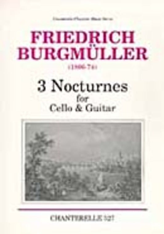 Nocturnes 3 Vc/Guitar Ed Bagger Ostertag Book