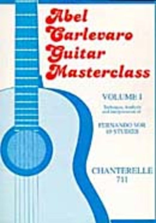 Guitar Masterclass Vol 1 10 Studies By Sor Book