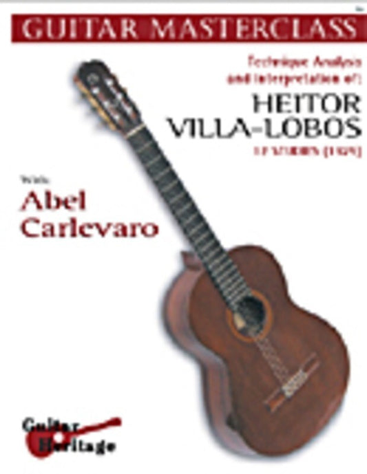 Guitar Masterclass Vol 3 12 Studies Of Lobos Book