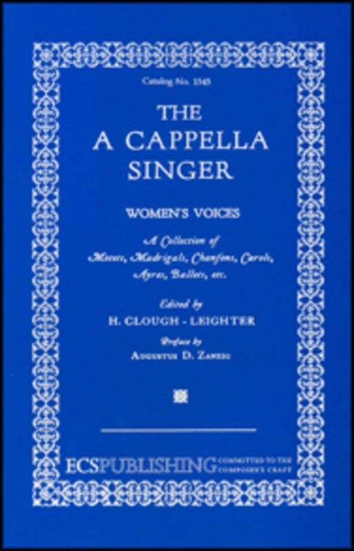 A Cappella Singer The SSA And SSAA