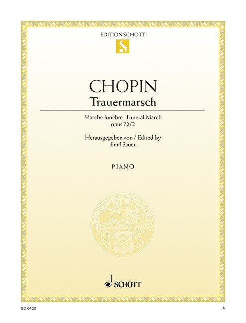 Chopin: Funeral March in C Minor, Op. 72 No. 2 (Posth.) — Piano Solo (Schott Music)