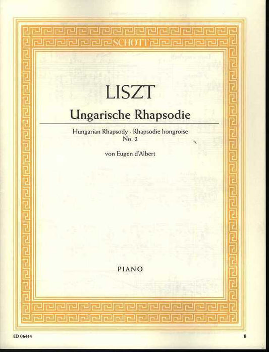 Hungarian Rhapsody No 2 Arr Dalbert (Softcover Book)