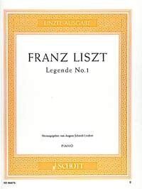 Liszt - Legend No 1 for Piano by Schott Music, 16 Pages