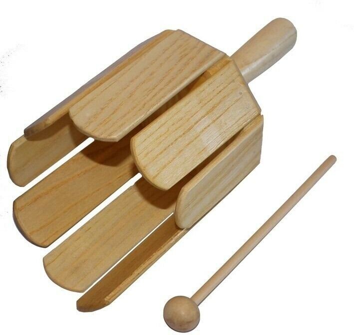 MANO PERCUSSION - Octagonal Stirring Drum Educational, Wooden, Beater