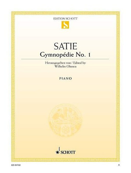 Gymnopedie No 1 Piano Book