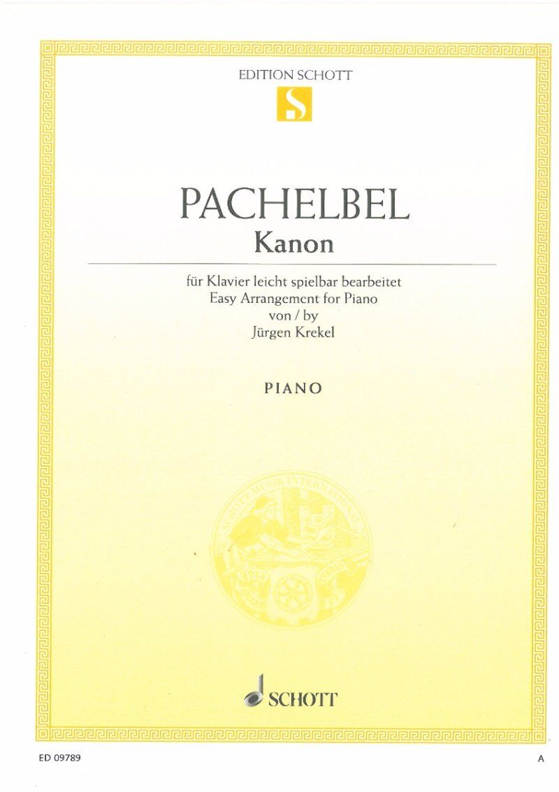 Pachelbel - Canon Easy Piano Arrangement by Krekel