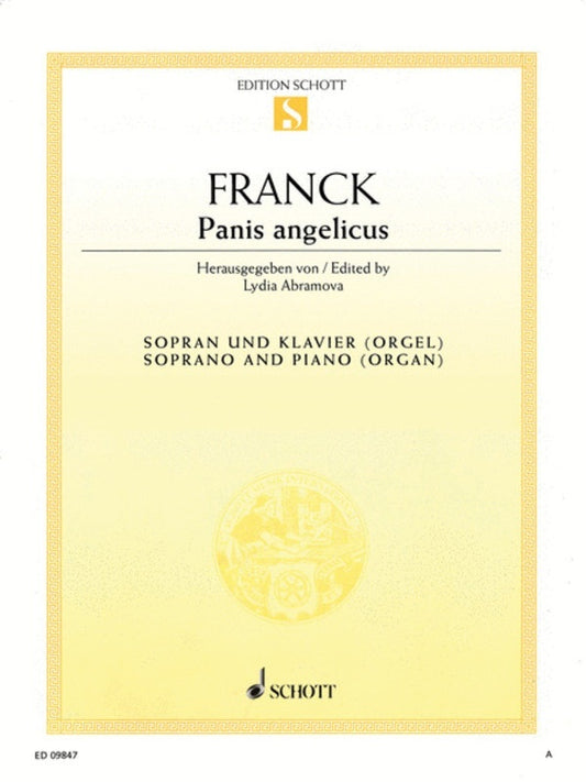 Panis Angelicus Sop/Piano Book