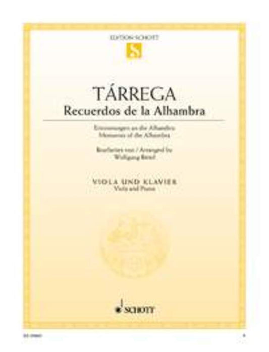 Recuerdos De La Alhambra Oboe Piano Book
