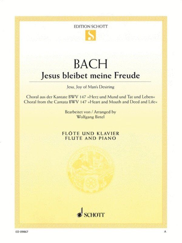 Jesu Joy of Man's Desiring for Flute/Piano