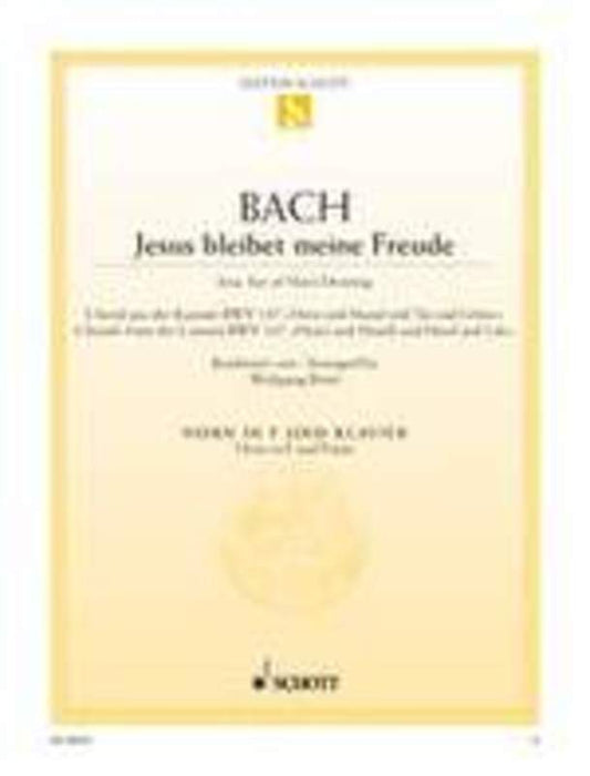 Jesu Joy Of Mans Desiring Horn In F/Piano Book