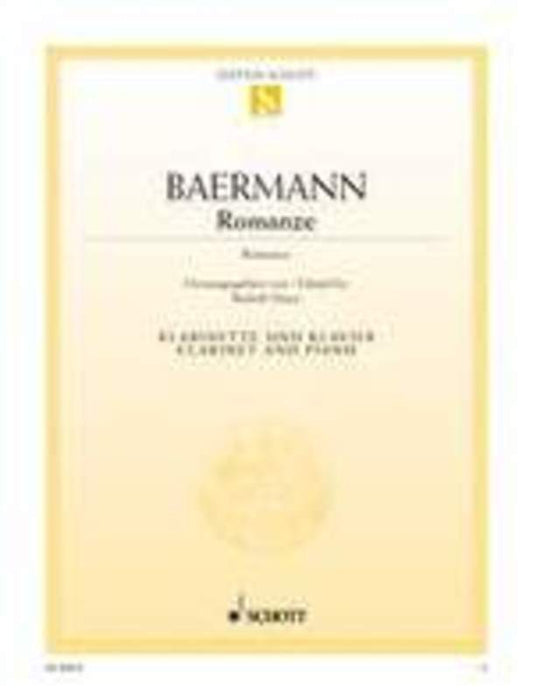 Baermann - Romance Clarinet/Piano (Softcover Book)