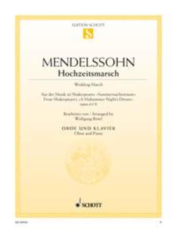 Wedding March Arr Birtel Oboe Piano Book