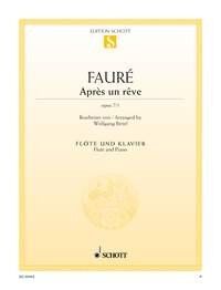 FAURE - Apres Un Reve Op. 7 No. 1 for Flute and Piano