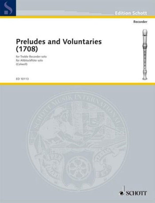 Preludes And Voluntaries Ed Colwell Tre Solo Book