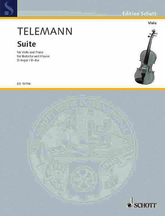 Suite D Ed Bergmann Forbes Vla/Piano Book