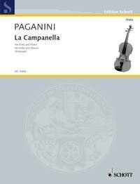 Paganini - La Campanella Op. 7 for Viola/Piano, 14 Pages, Schott Music