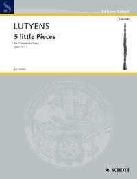 Lutyens - 5 Little Pieces Op. 14 No. 1 for Clarinet and Piano