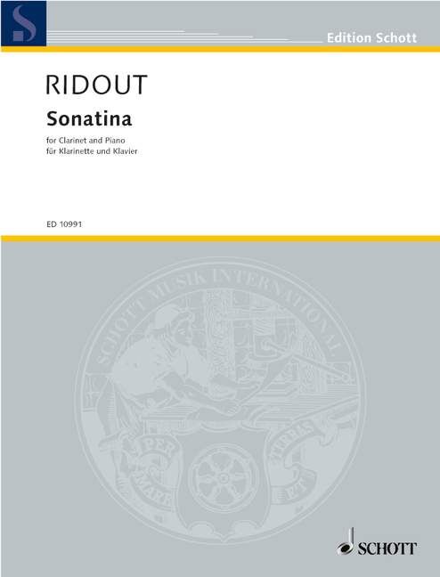 Ridout Sonatina for Clarinet and Piano Sheet Music