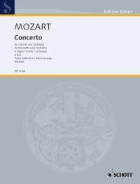 Mozart Concerto in A Major K 622 for Clarinet and Piano, 68 Pages, Published by Schott Music