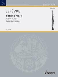 Lefevre Sonata No. 1 for Clarinet and Piano - Schott Music, 12 Pages