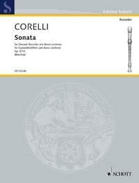 Corelli Sonata F Major Op. 5 No. 10 for Descant Recorder and Piano - Schott Music, 20 Pages