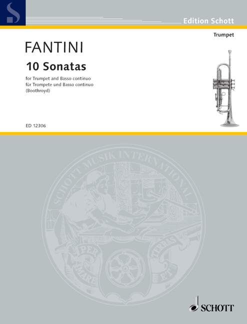 10 Sonatas for Trumpet and Continuo Sheet Music
