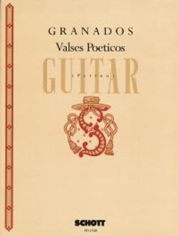 Granados - Valses Poeticos Guitar (Softcover Book)