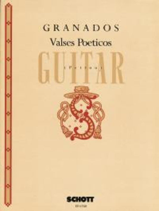 Granados - Valses Poeticos Guitar (Softcover Book)