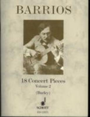 18 Concert Pieces for Guitar Book 2 by Agustín Barrios-Mangorí