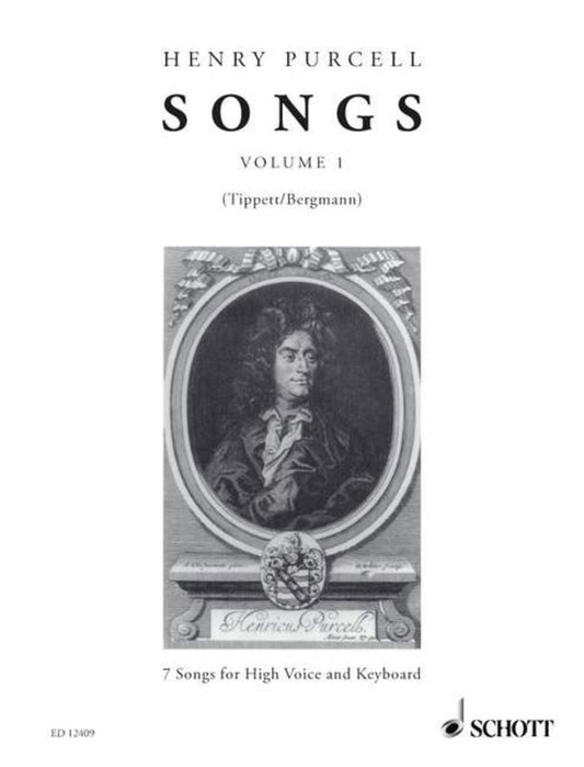 Purcell - Songs Vol 1 High Voice And Piano (Softcover Book)