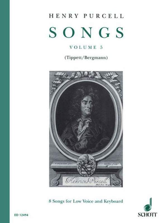 Henry Purcell Songs Vol 5 Low Voice/Piano (Softcover Book)