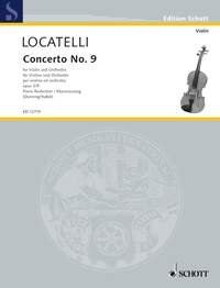 Locatelli Concerto Op. 3 No. 9 G Major for Violin/Piano, Schott Music, 46 Pages, L'Arte del Violino
