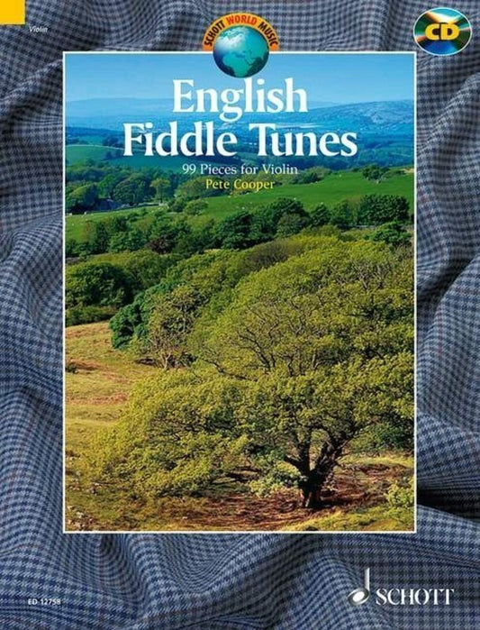 English Fiddle Tunes For Violin Softcover Book/CD