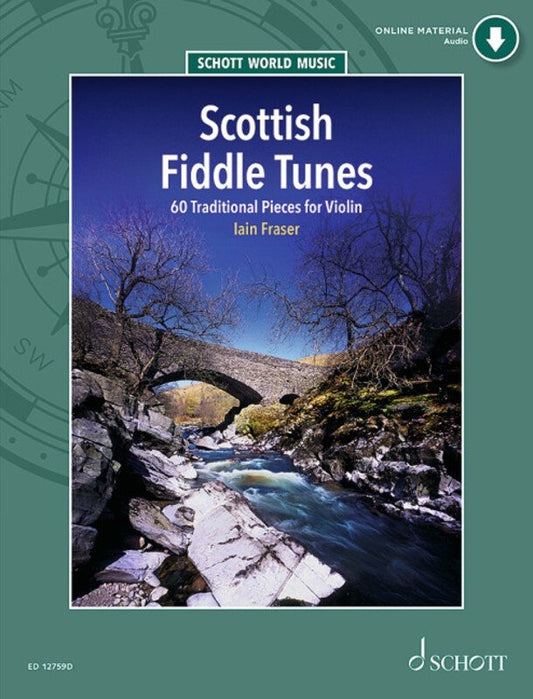 Scottish Fiddle Tunes For Violin Bk/Ola (Schott Music)