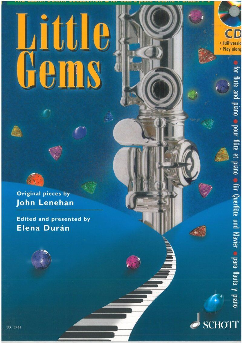 Lenehan Little Gems Vol 1 for Flute and Piano by Schott Music, 60 Pages