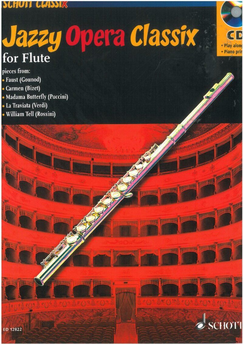 Jazzy Opera Classix for Flute BK/CD by Darren Fellows