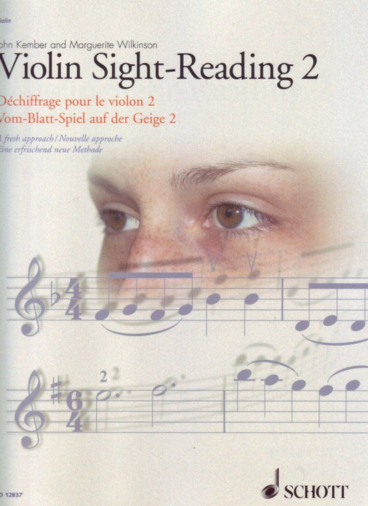Violin Sight Reading Book 2 by Schott Music, 92 Pages, 149 Pieces, Grades 4 to Advanced, Includes Duets and Ensemble Practice