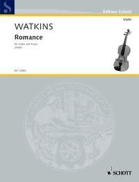 Watkins Romance for Violin and Piano, Huw Watkins, Schott Music, 9 Pages