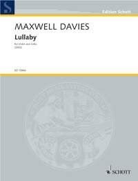 Maxwell Davies - Lullaby Op. 339 for Violin and Cello, String Duo, 6 Pages, Schott Music