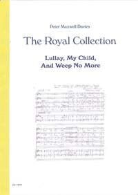 Lullay My Child and Weep No More Op. 256 No.1 by Sir Peter Maxwell Davies - Choral Score, 8 Pages, Schott Music