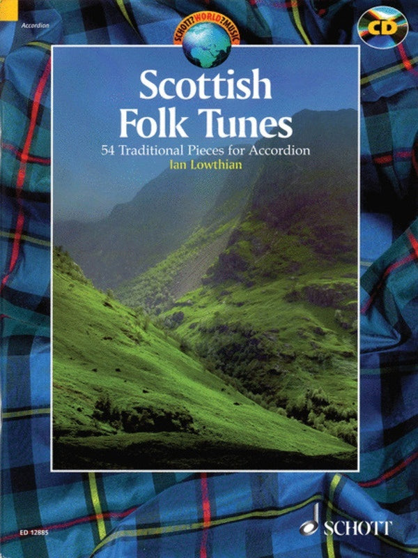 Scottish Folk Tunes For Accordion Softcover Book/CD