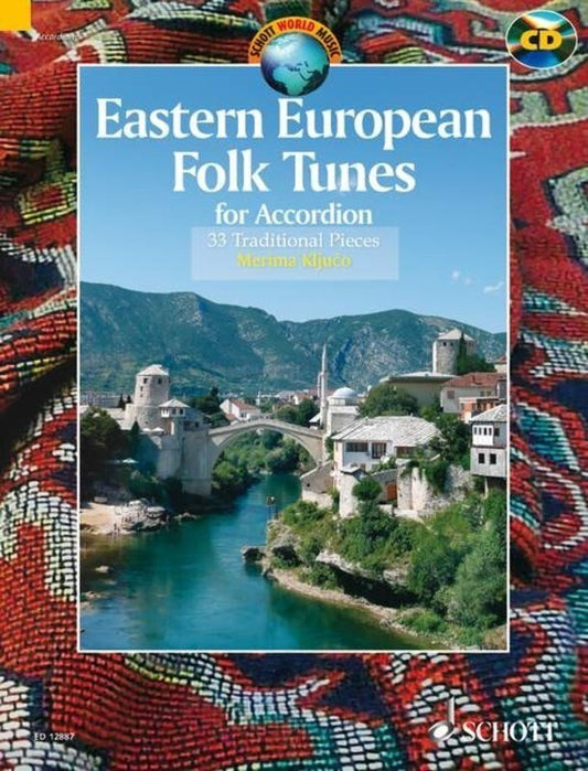 Eastern European Folk Tunes For Accordion Softcover Book/CD
