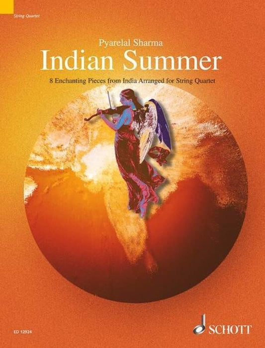 Indian Summer 8 Pieces From India String Quartet (Music Score/Parts) Book