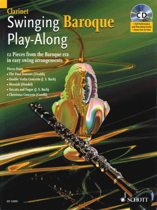 Swinging Baroque Play Along Clarinet Book/CD Book