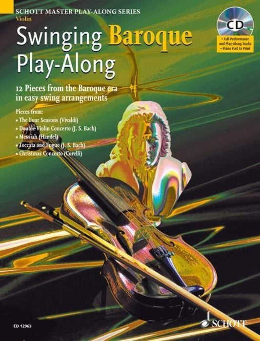 Swinging Baroque Playalong Violin Book/CD Book