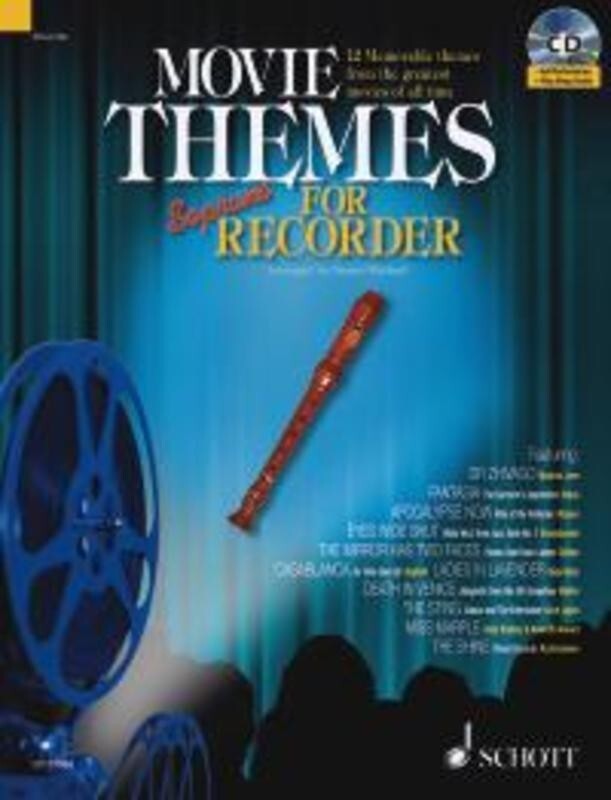 Movie Themes Arr Davies Descant Recorder Book/CD Book